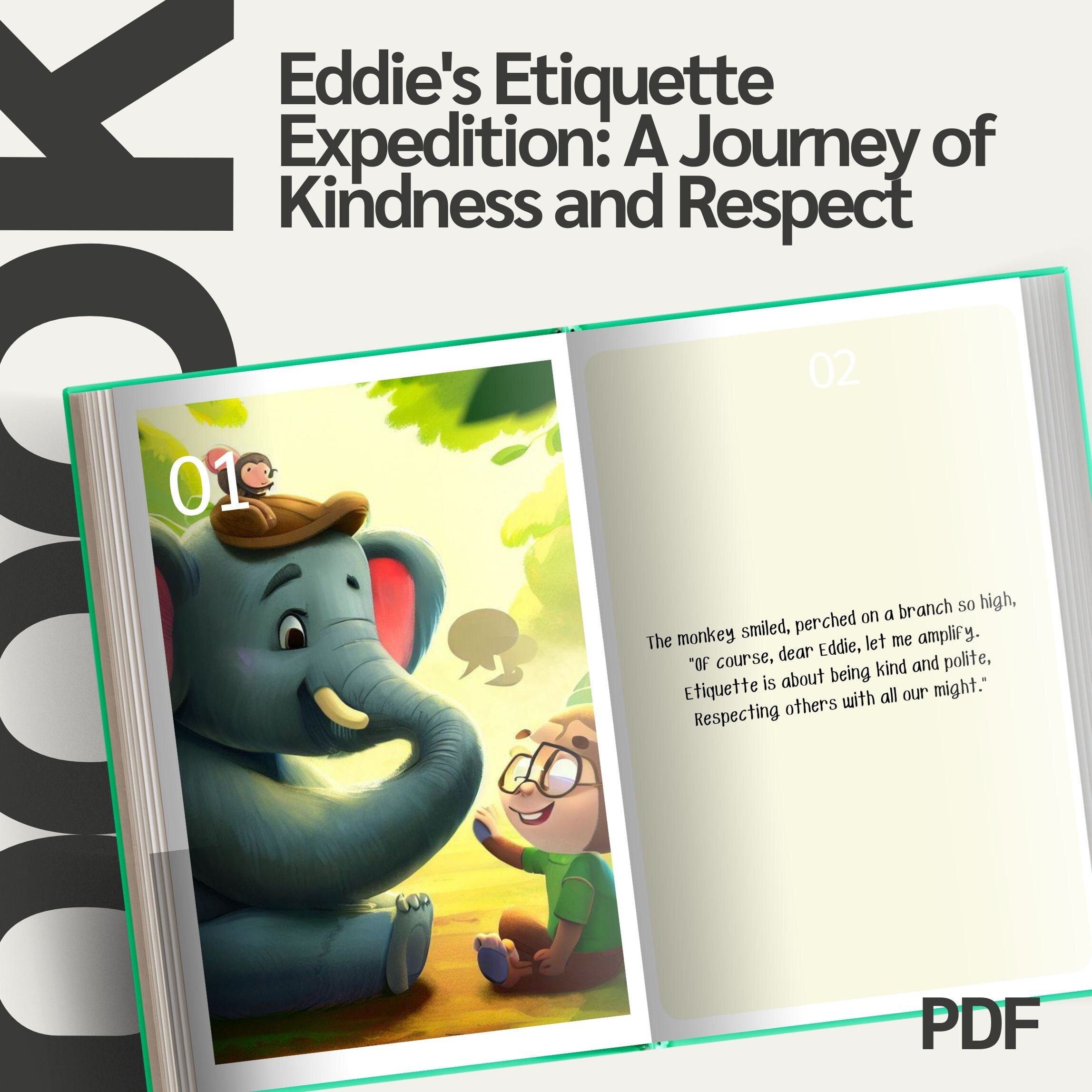 Children's Ebook &amp; Printable Story Kids PDF Reading - Etsy
