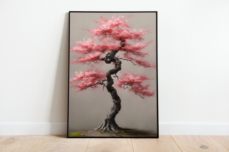 Japanese Cherry Blossom Sakura Tree Canvas Physical Print - Etsy