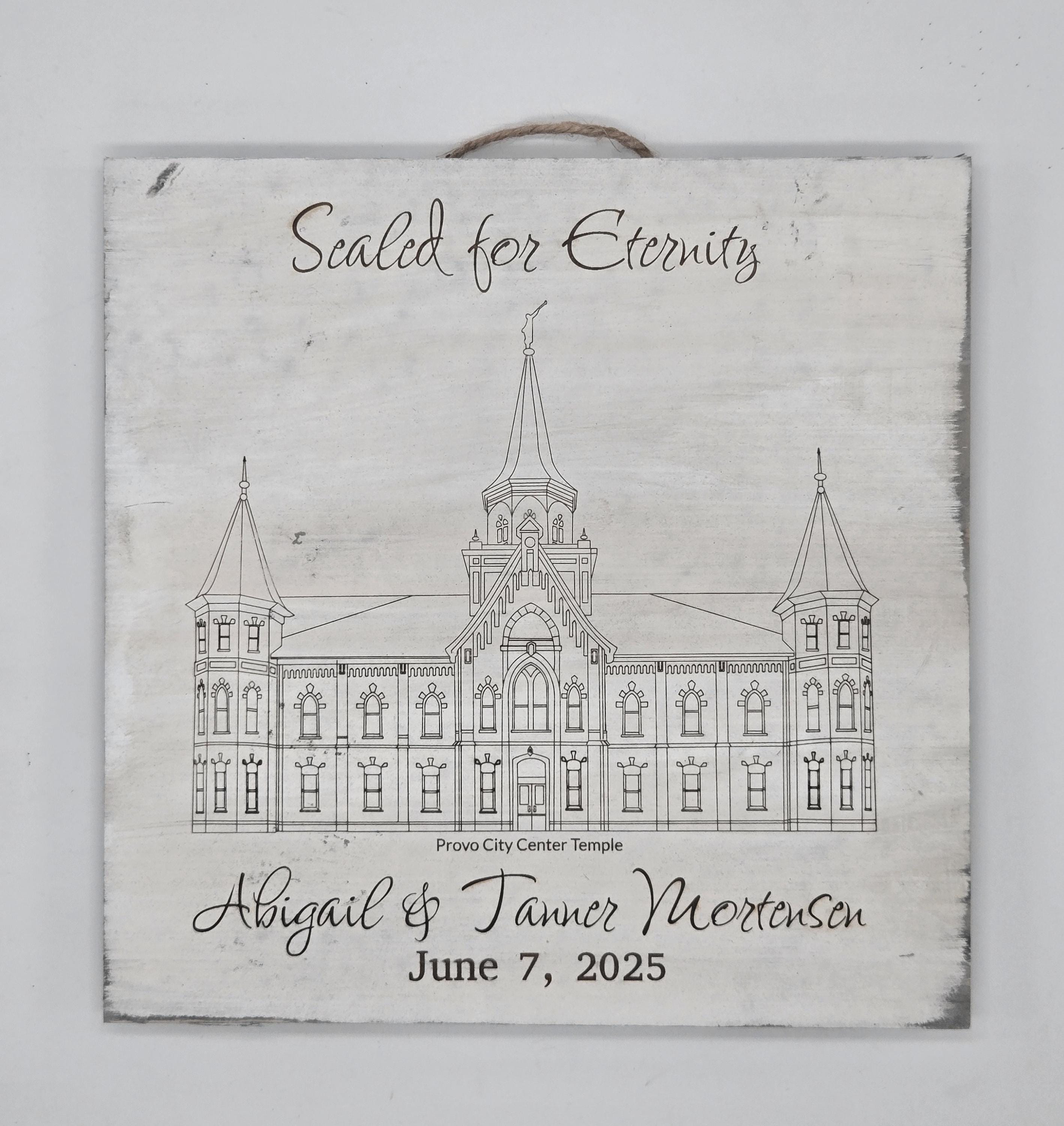 LDS Temple Wedding Gift
