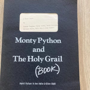 Monty Python and the Holy Grail book film  script photos illustration s general comedic content