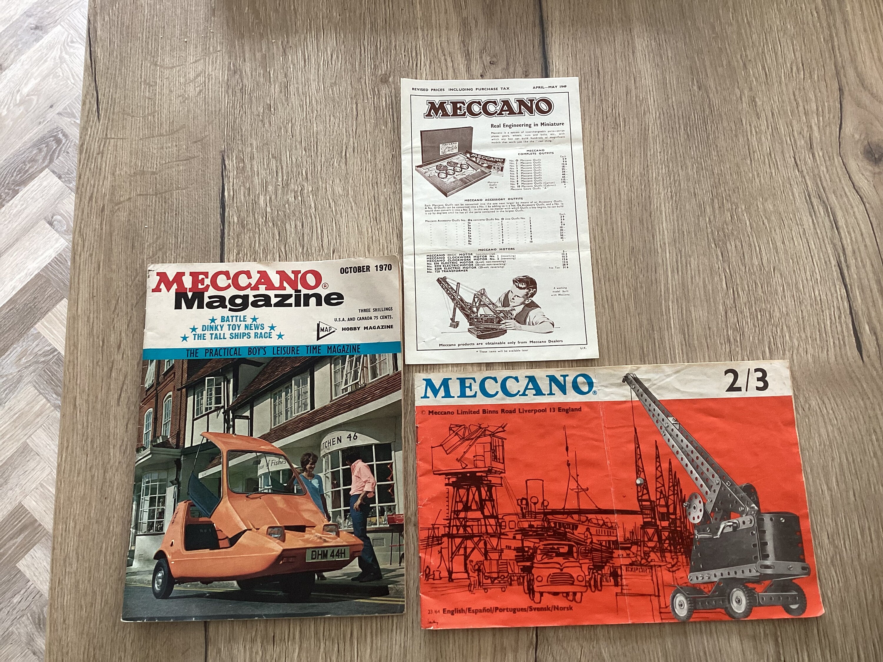 Auctions | Meccano Display Model of a Block Setting Dockyard Crane constructed