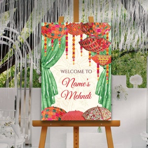 Mehndi Welcome Signs, Mehendi Signs, Umbrella Desi Decor, Mehndi Sign, Indian Decor Sign, Mendhi Umbrella, Henna Sign, Mehendi Welcome