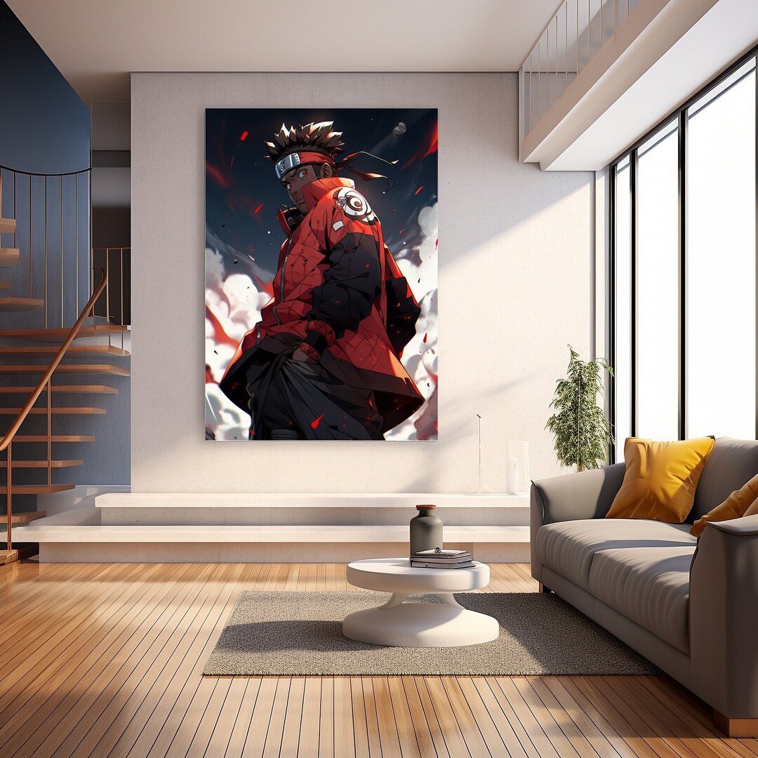 Naruto Wall Art 5 Pack of Anime Wall Art Anime Digital Etsy