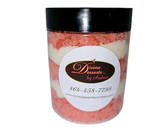 Strawberry Cream Delight Cake In A Jar - Ready to Eat Cake in a Set of 4, Gourmet Cakes