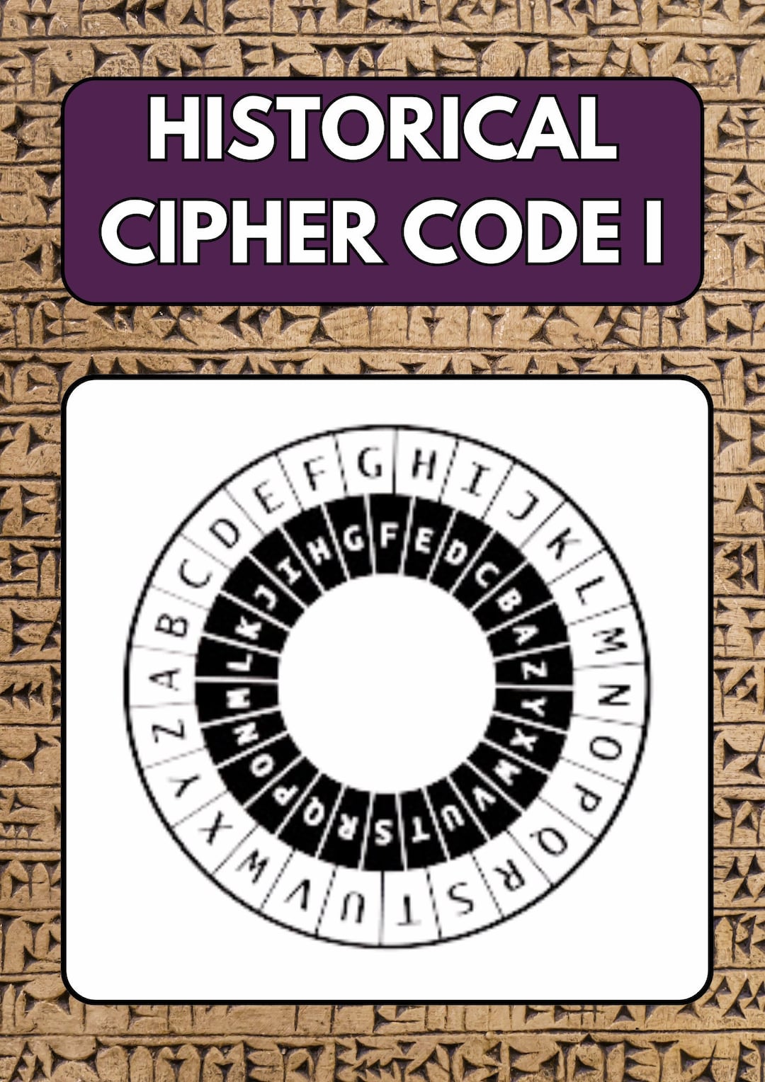 Historical Cipher Code I - Etsy