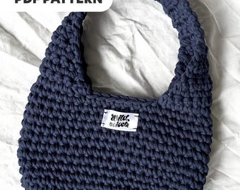 Shoulder Bag PDF Crochet Pattern | Cloud Bag | Digital Download