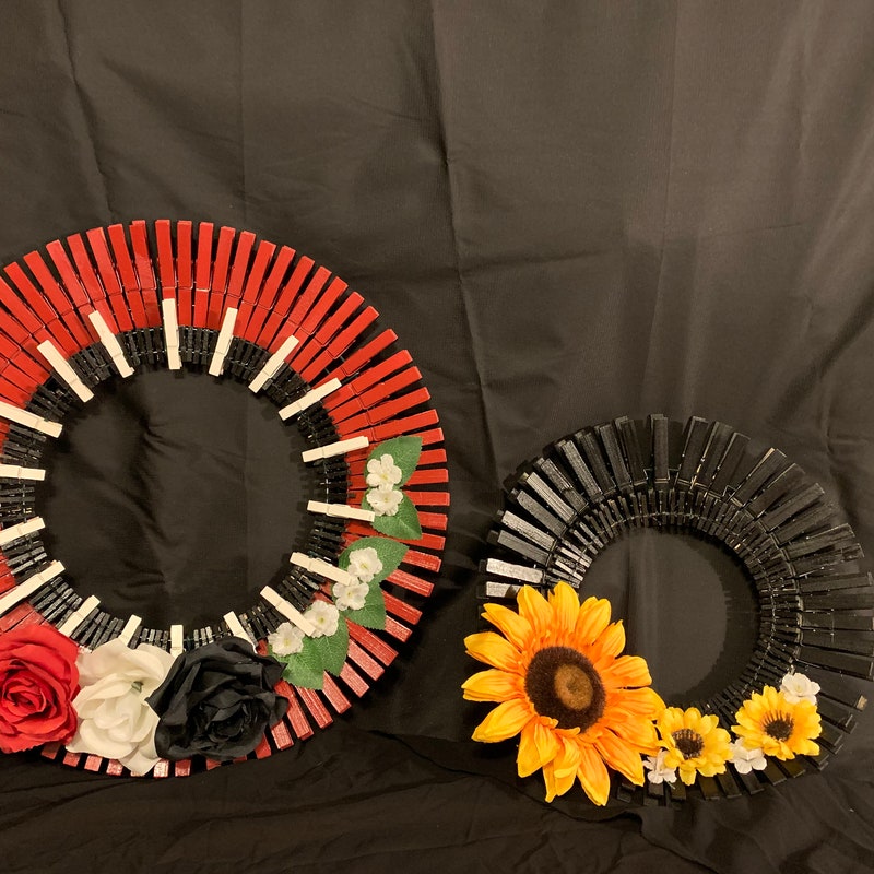 Clothespin Wreath - Etsy