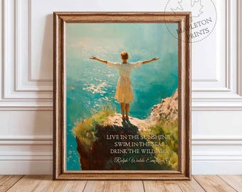 Ralph Waldo Emerson Quote Print: Free Spirit Philosophy (Digital Download)