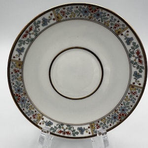 Haviland Chasfield Saucer with Flowers and Gilded
