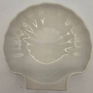 Porcelain by Design ニューオーリンズ 貝殻 小物入れ ディッシュトレイ ホワイト