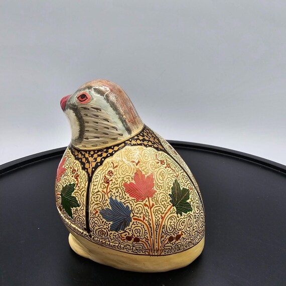 Hand Painted Quail Wooden Tricket Box - image 4