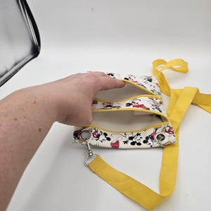 Disney Multi Mickey Mouse Cartoons Crossbody Passport Bag image 3