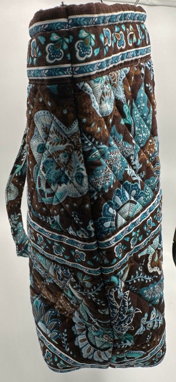 Vera Bradley Tote: Java Blue Paisley, Large Retir… - image 7