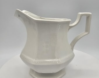 Johnson Bros Creamer Heritage White Porcelain Made in England