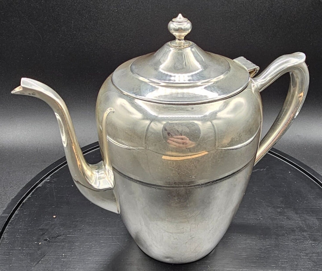 Teapot by FB Rogers Silver Co Silver on Copper 2311 - Etsy