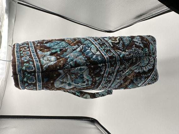 Vera Bradley Tote: Java Blue Paisley, Large Retir… - image 10