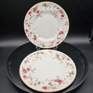 Minton Ancestral Bread and Butter Plates Set of 2