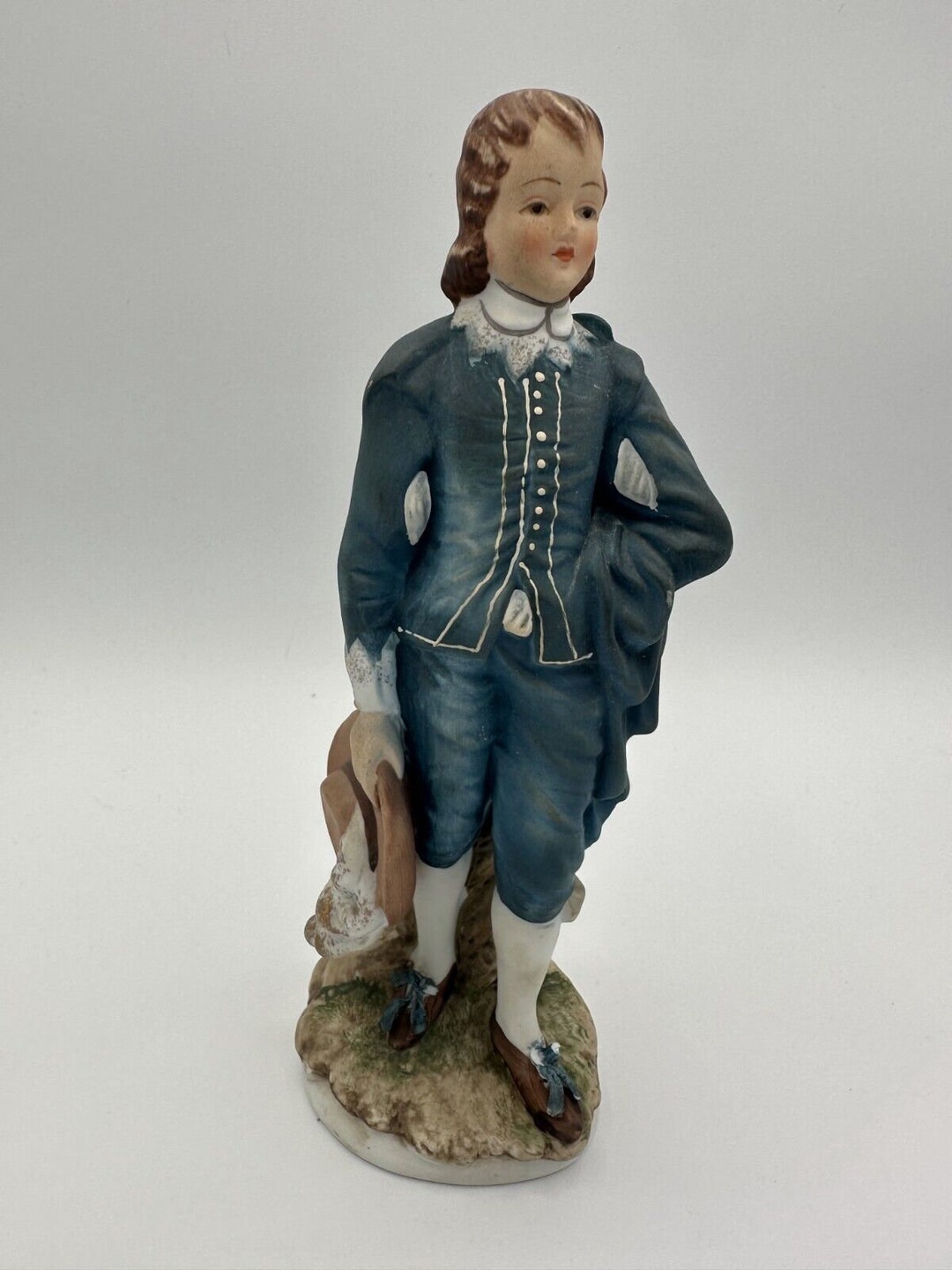 Lefton Blue Boy Figurine - Etsy