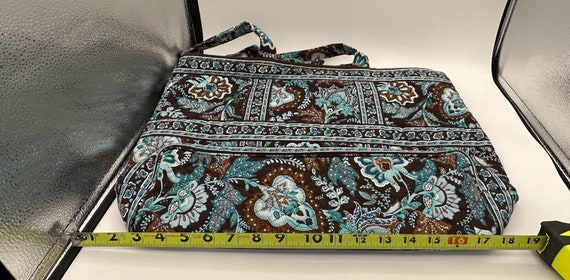 Vera Bradley Tote: Java Blue Paisley, Large Retir… - image 6