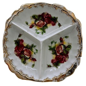 Royal Sealy China divided serving dish Made in Japan