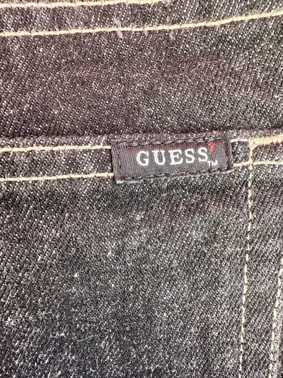 Guess Black Wash Mid Rise Men's Jeans 32 x L29 st… - image 10