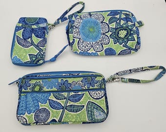 Vera Bradley Doodle Daisy set of 3