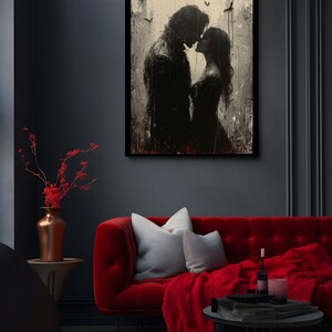 A Gothic Rendezvous, Dark Romance, Gothic Valentines, Gothic Gift, Dark