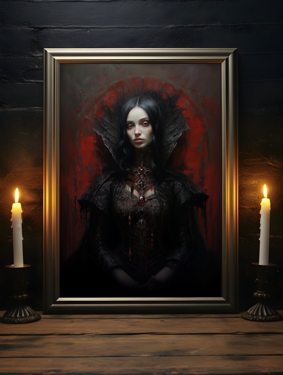 Vampire Princess, Vampire Poster, Gothic Romance, Gothic Art Print ...