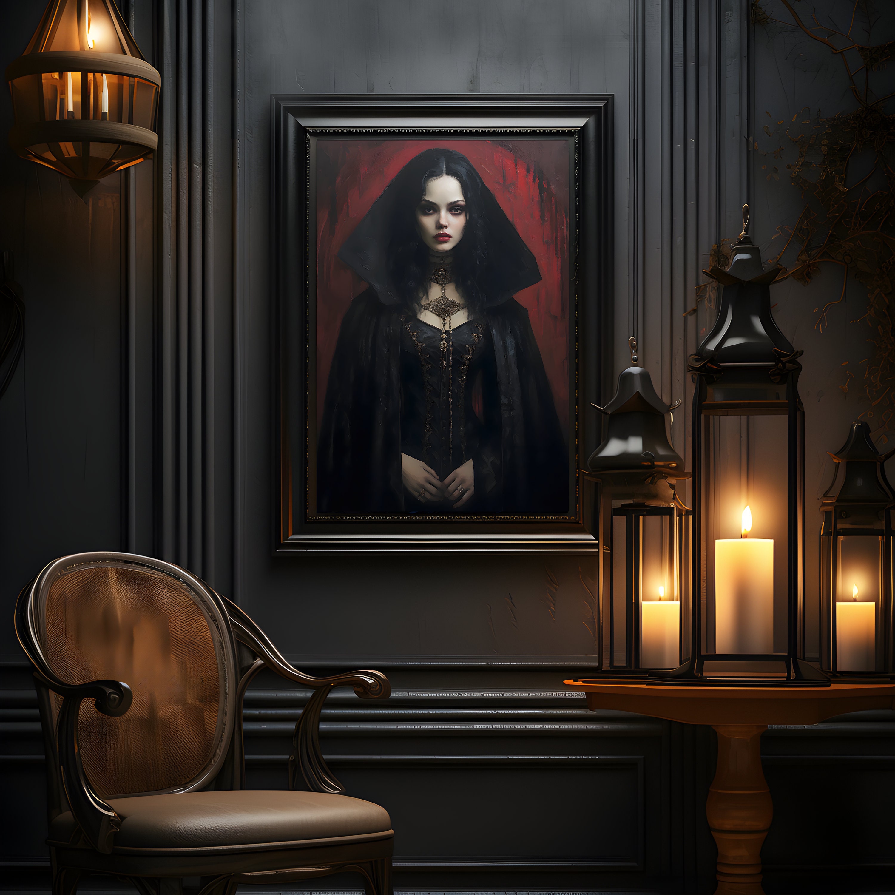 Vampire Princess, Vampire Poster, Gothic Romance, Gothic Art Print ...
