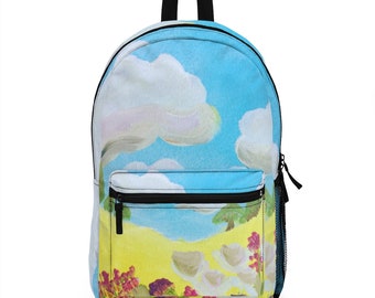 Beautiful original artwork on this gorgeous backpack