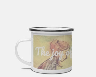 Beautiful camp mug with the "Joy of being with Jesus" scene