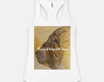 Woman's racerback tee - Aslan