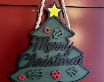 Letrero de Feliz Navidad