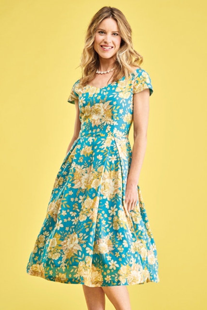 Sweetheart Dress Sewing Pattern PDF XSXXXL Women Dress Pattern Summer