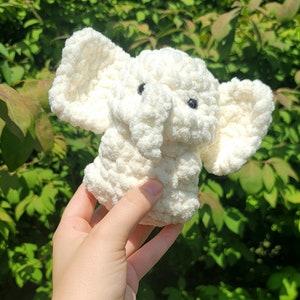 Handmade Elephant Plush | Elephant Plushie | Elephant Plush | Elephant Stuffed Animal | Stuffed Elephant | Crochet Elephant | Toy Elephant |