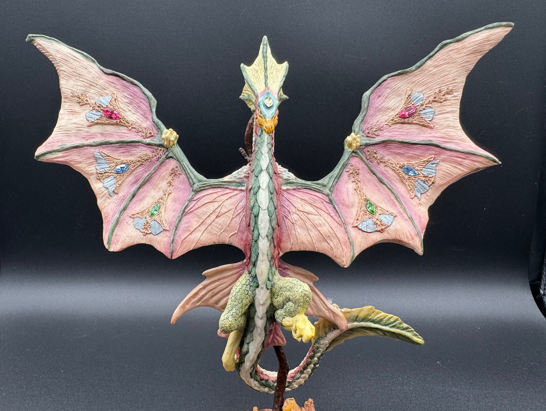 絵画 STATIC LUXURY VANDALS Main Edition Franklin Mint Michael Whelan Dragon Collection Domed