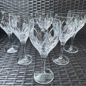 Russian Crystal Wine Glasses - Etsy