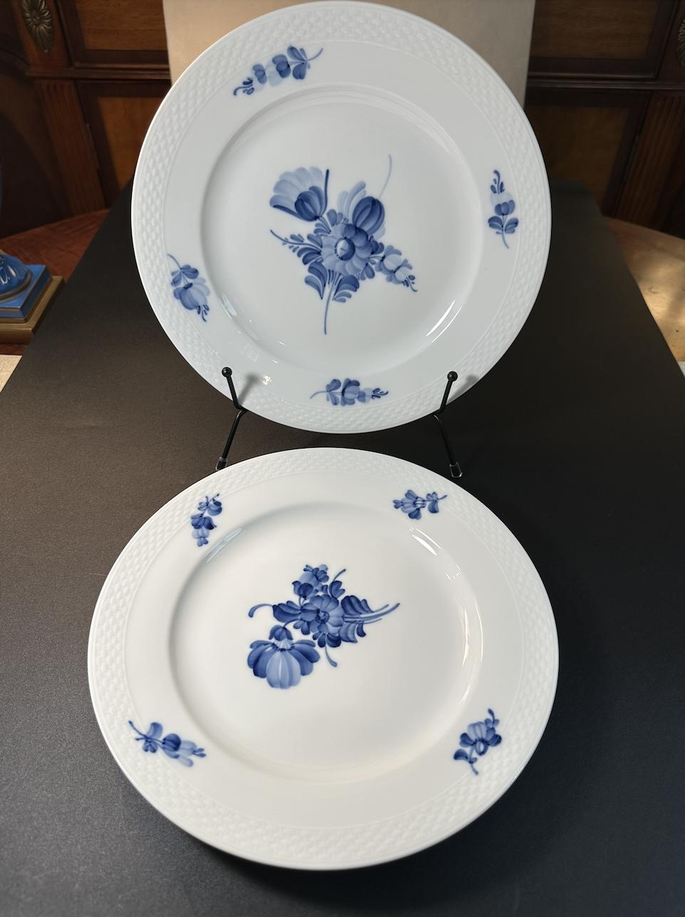 ロイヤルコペンハーゲン ブルーフラワー 編み込みディナープレート