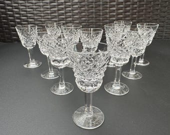 Waterford Crystal Alana Cordial Glasses - Set of 12, Crafted in Ireland