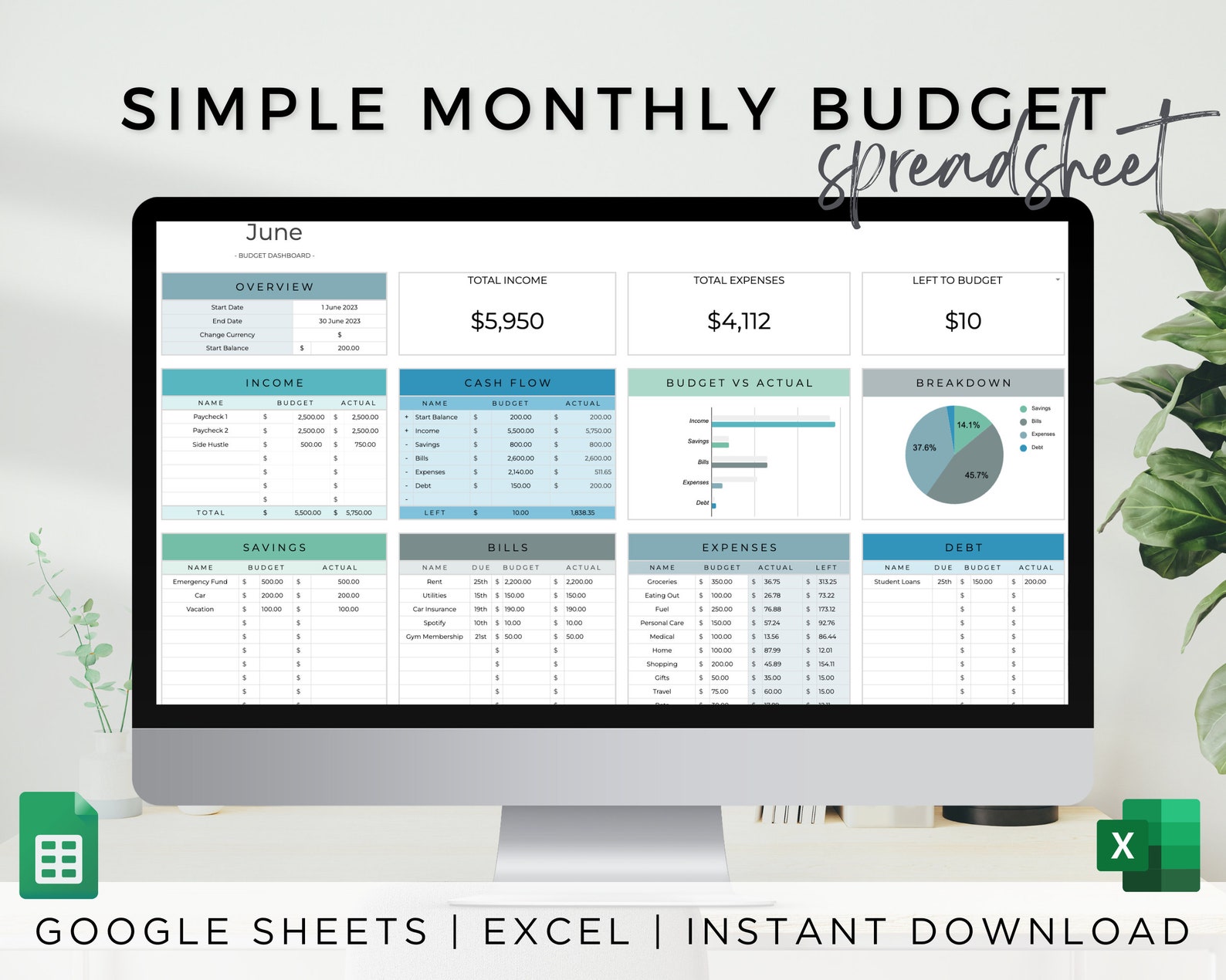 210 Google Sheets Templates [ Free and Paid ] · Better Sheets