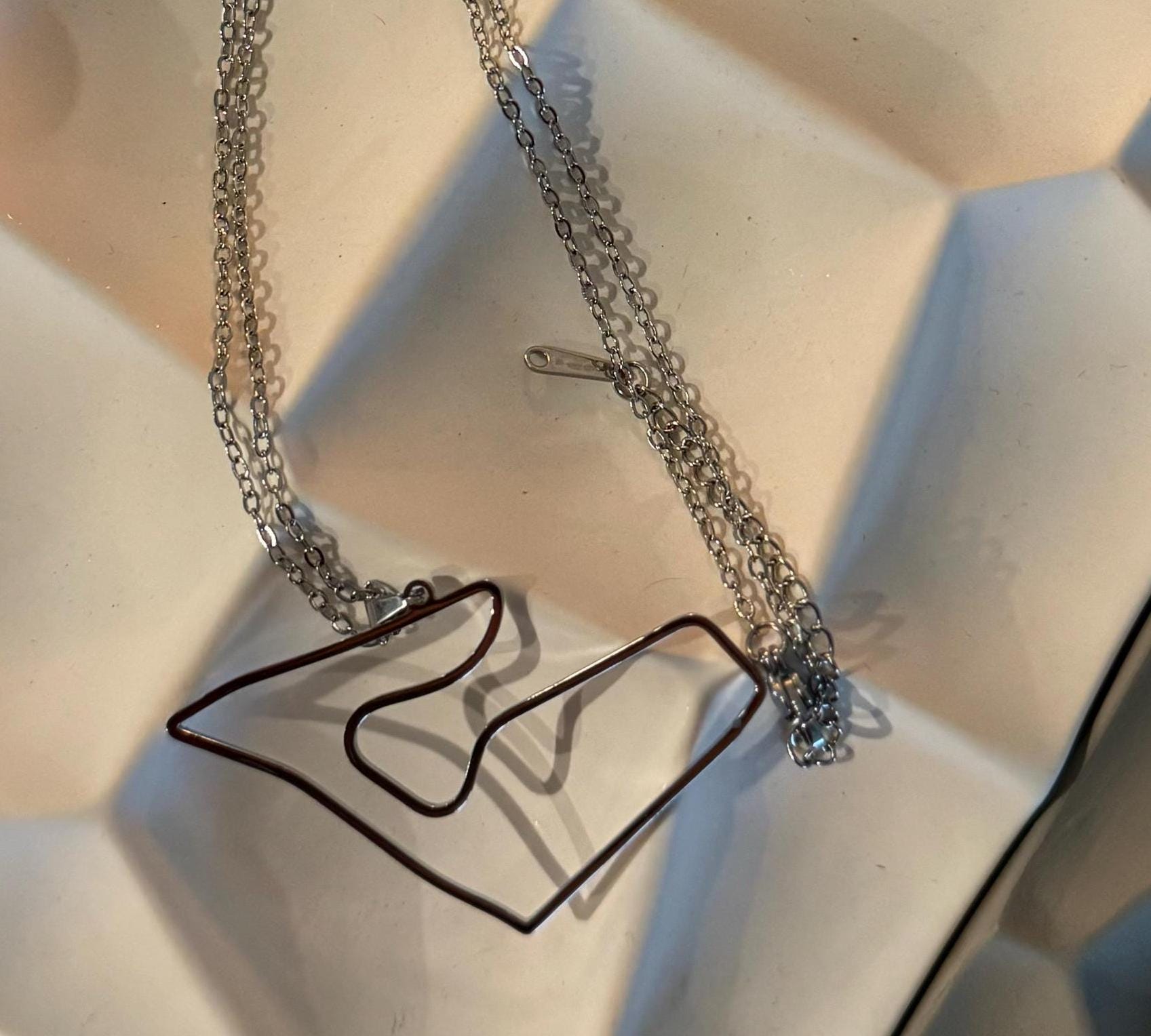 F1 Circuit Necklace - Etsy