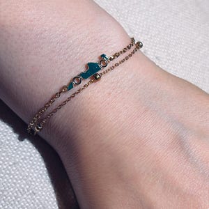 GREEN Race Car Pendant Gold Charm Bracelet Team Color