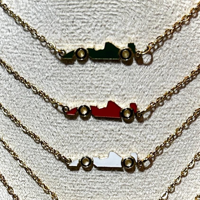 F1 Circuit Necklace - Etsy