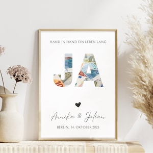 Geldgeschenk Hochzeit JA  Personalisiert  DIY  Hochzeitsgeschenke Geld Digitaler PDF Download