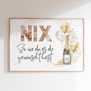 Nix Geldgeschenk Geburtstag Geld NICHTS kreativ verpacken I Geburtstagskarte DIY Geburtstagsgeschenk Geschenkidee basteln I sofort Download