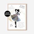 Youth consecration money gift girl voucher woman girlfriend daughter money wrapping gift personalized gift idea PDF instant download
