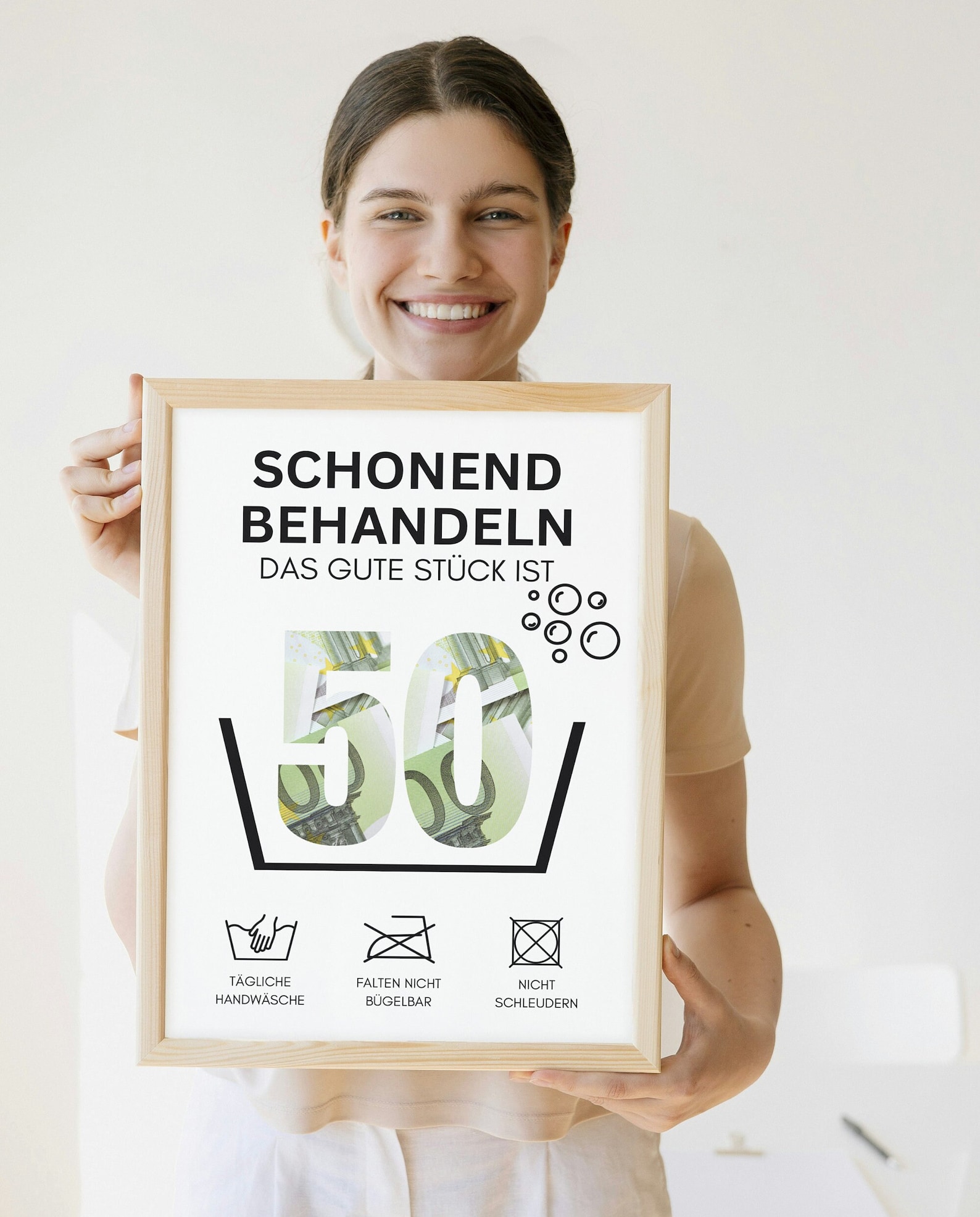 Geldgeschenk 50. Geburtstag sofort Download I Geschenk Geburtstag Geld
