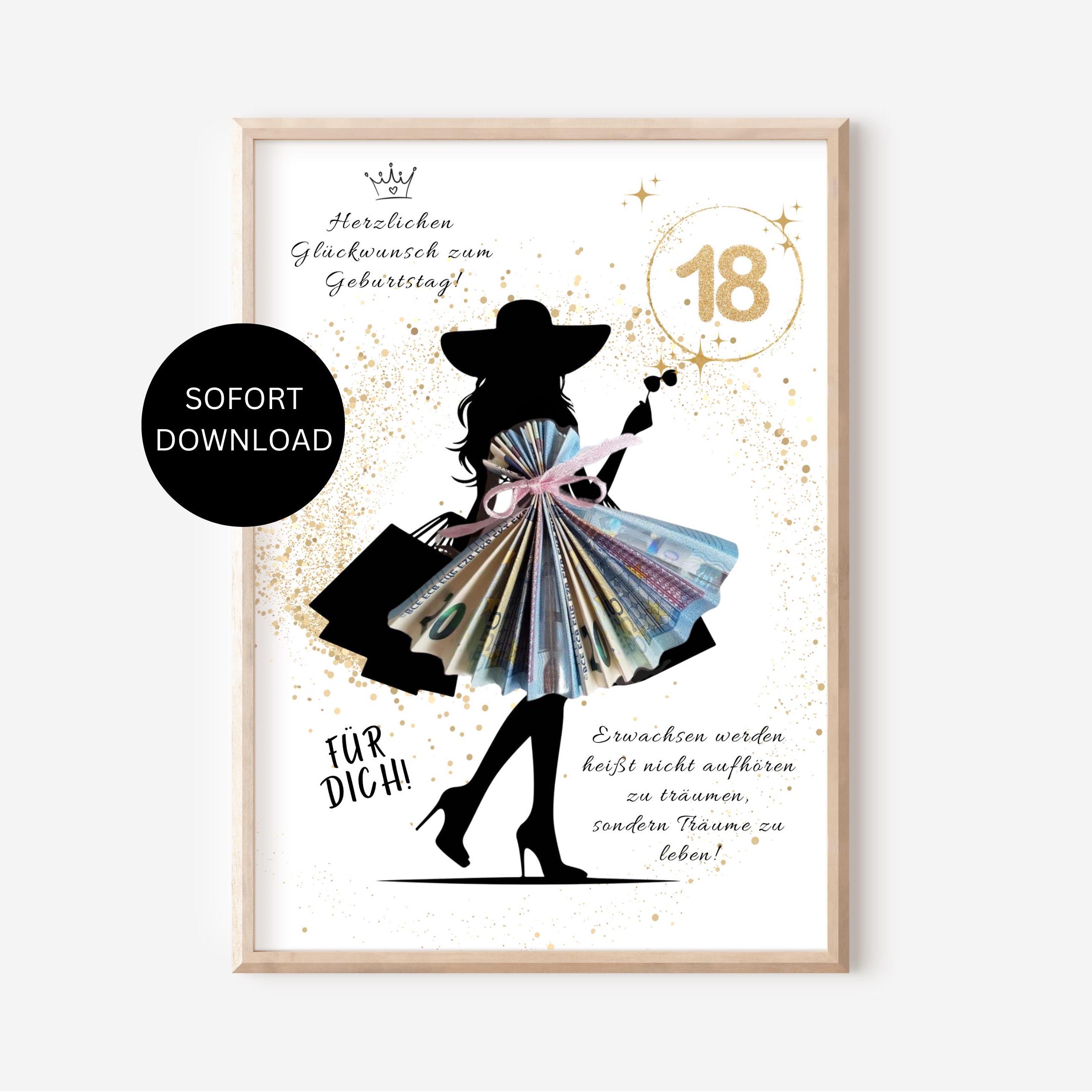 Scatola Regalo in Legno per Compleanno - Happy Birthday Cassettina Denaro per Regalo in Contanti Idee