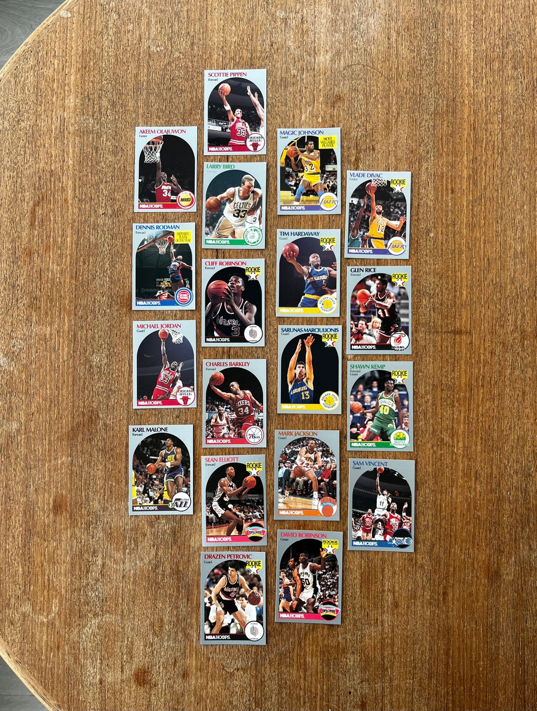 1990 nba hoops michael jordan illustration card