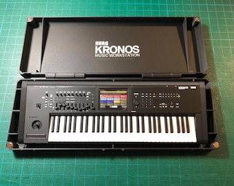 Miniature KORG KRONOS (2025) Music Workstation: 1/6 Scale Collectible with Flightcase